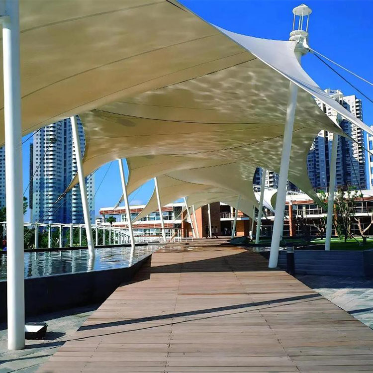 白山膜结构景观棚