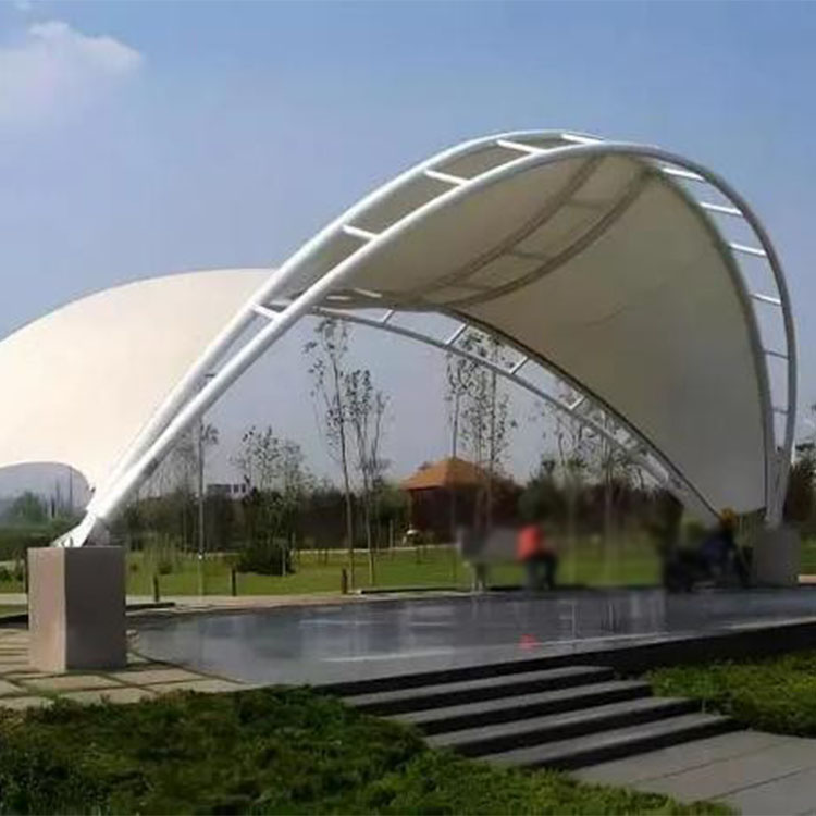 白山膜结构景观棚