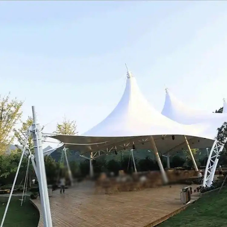 白山膜结构景观棚